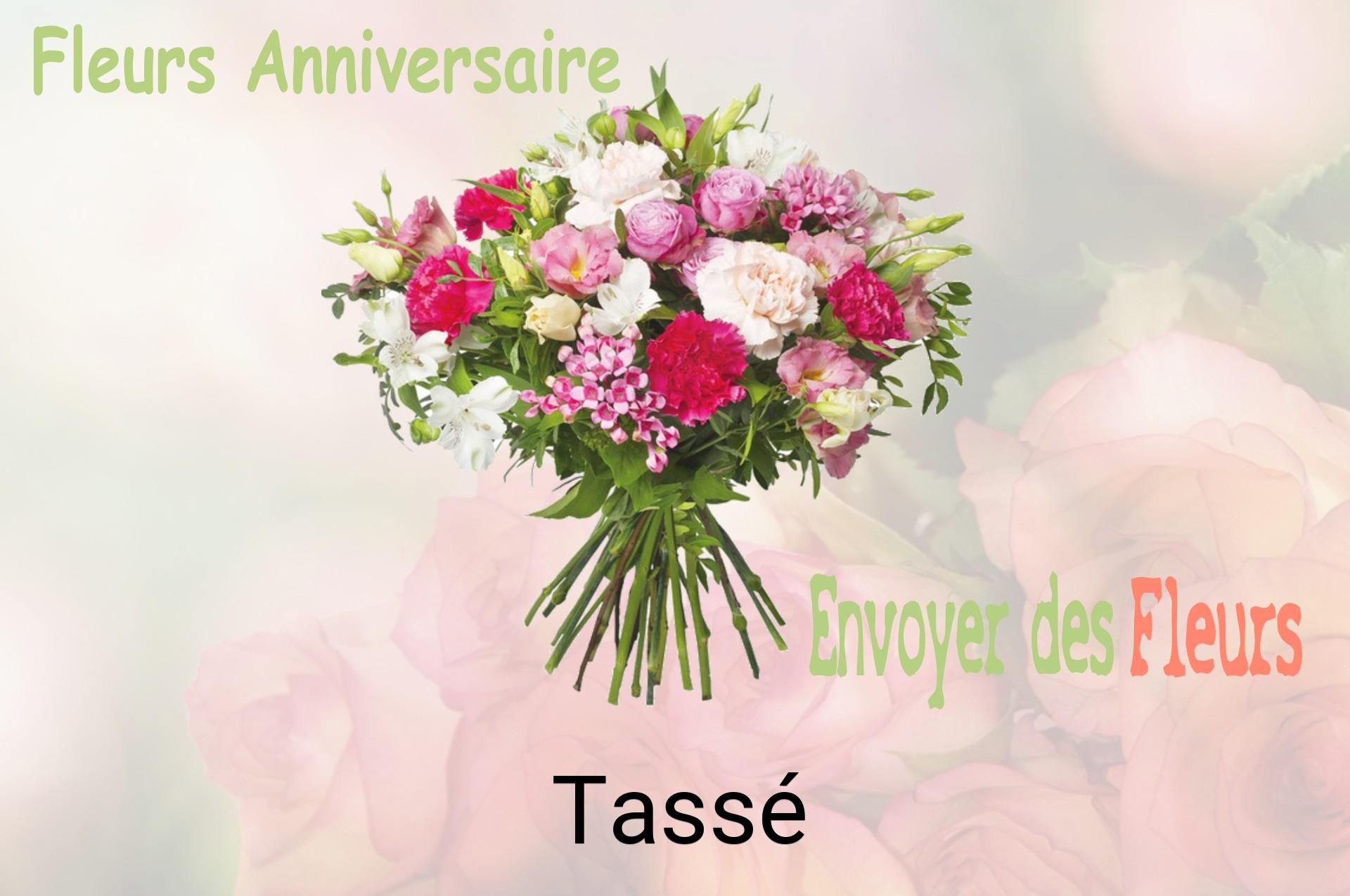 Bouquet de fleurs d’anniversaire livré à Tassé